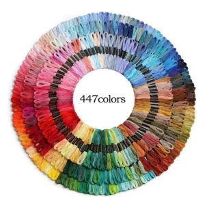 447 Colour Embroidery Floss Set