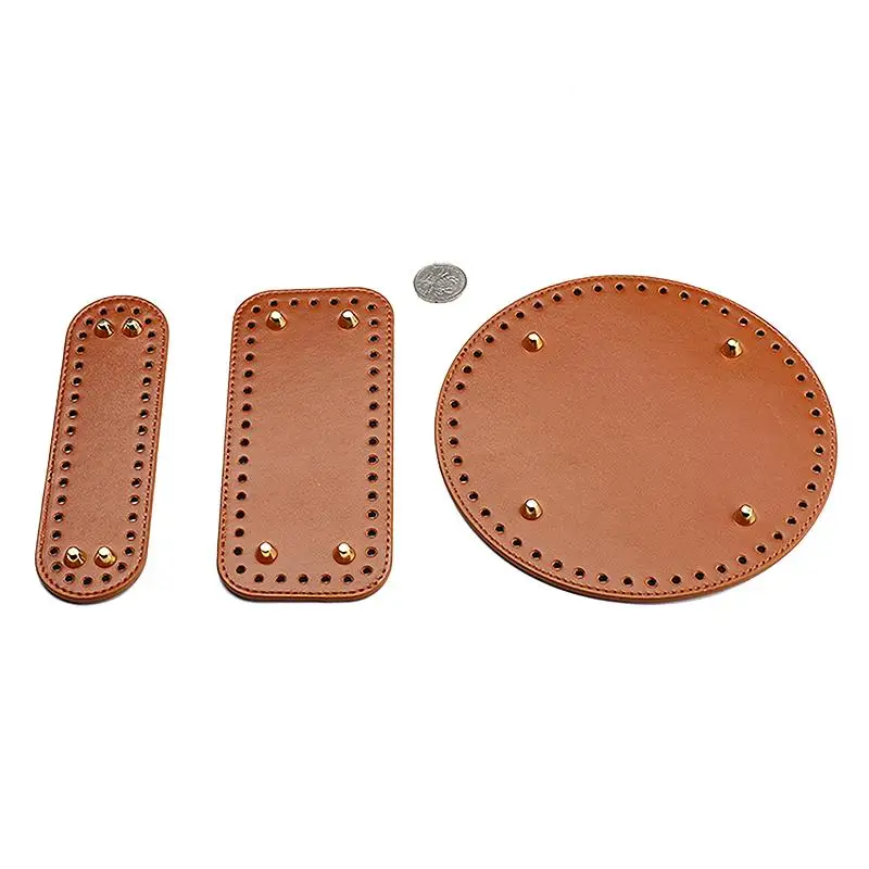 PU Leather Oval Bag Bottom 29.5 cm 5 PU Leather Oval Bag Bottom 29.5 cm - Image 5