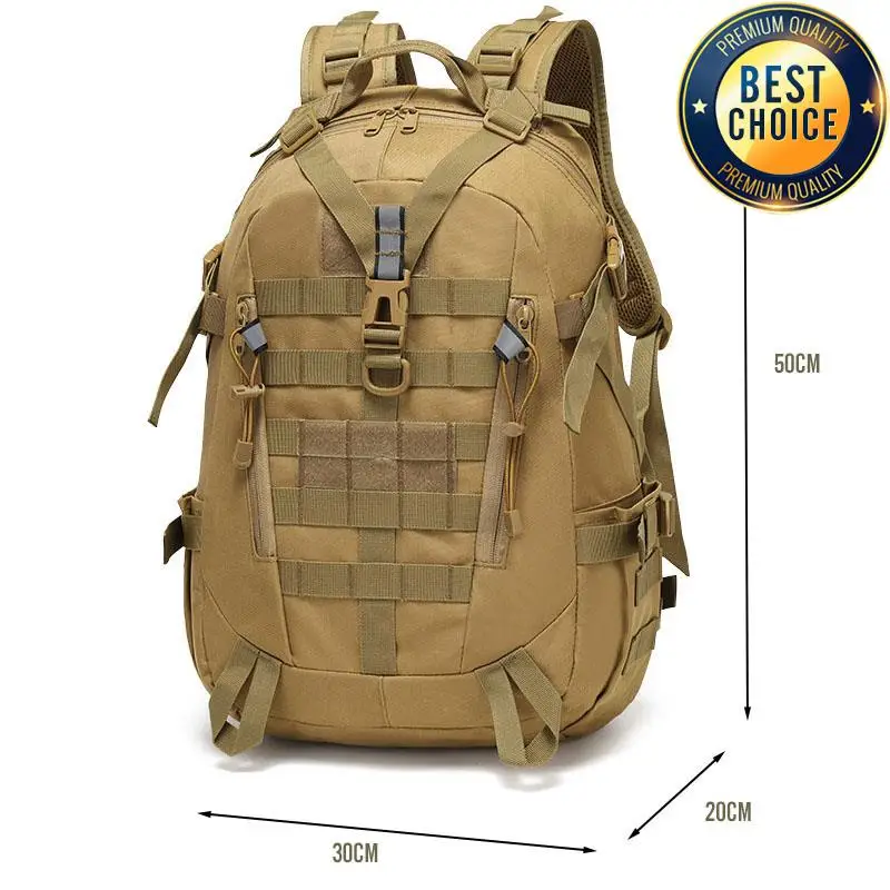 40L Tactical Reflective Outdoor Backpack 3 40L Tactical Reflective Outdoor Backpack - Image 3