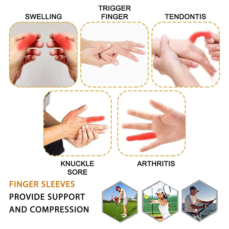 Finger Sleeves - Arthritis Support 6 Finger Sleeves - Arthritis Support - Image 6