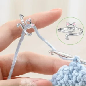 Adjustable Crochet Yarn Guide Ring