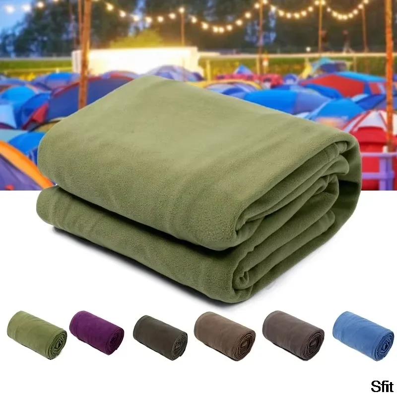 Portable Fleece Sleeping Bag for Outdoor Camping
