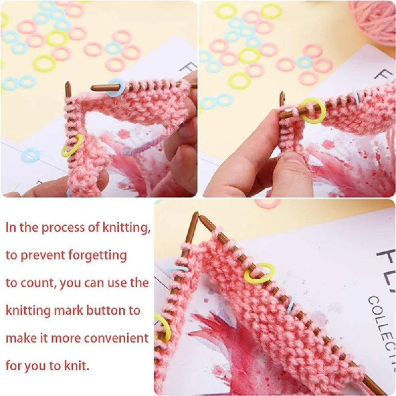 Locking Knitting Stitch Markers with Storage Box 6 Locking Knitting Stitch Markers with Storage Box - Image 6