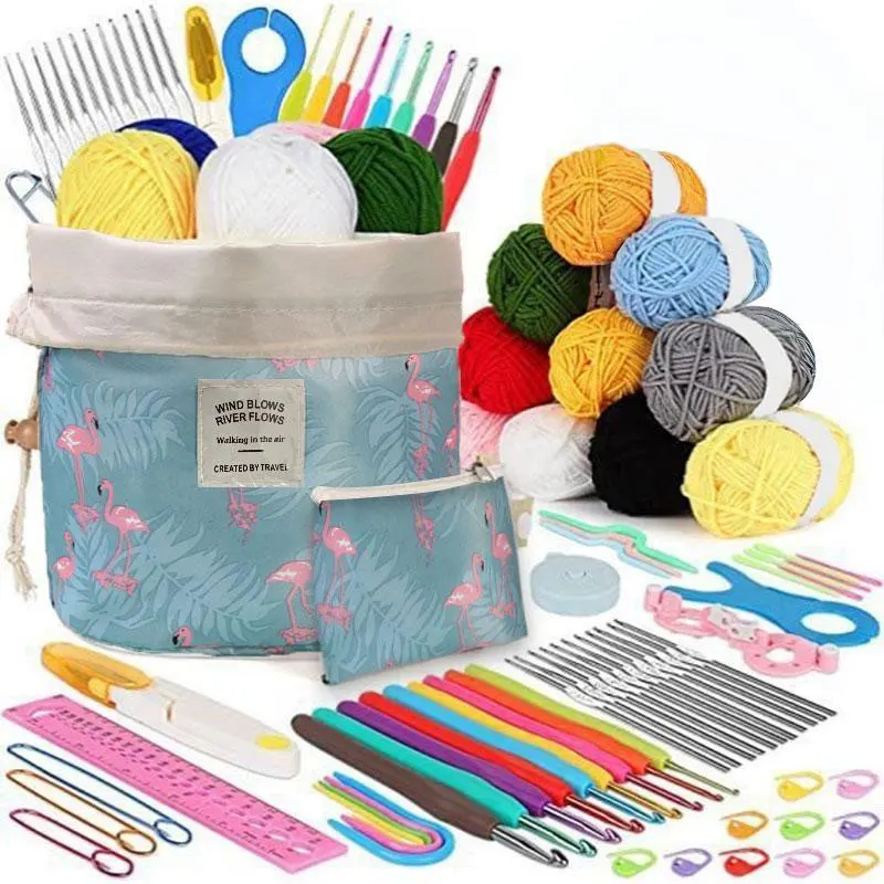 64 Piece Crochet Starter Kit With Hooks 10 64 Piece Crochet Starter Kit With Hooks - Image 10
