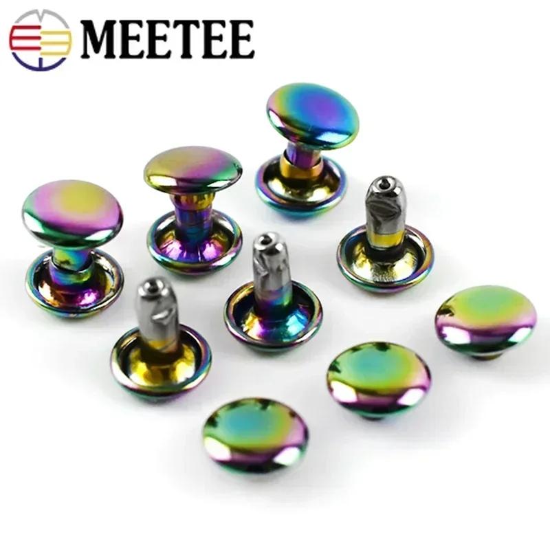 Double-Sided Metal Rivet Sets 6/8mm 1 Double-Sided Metal Rivet Sets 6/8mm