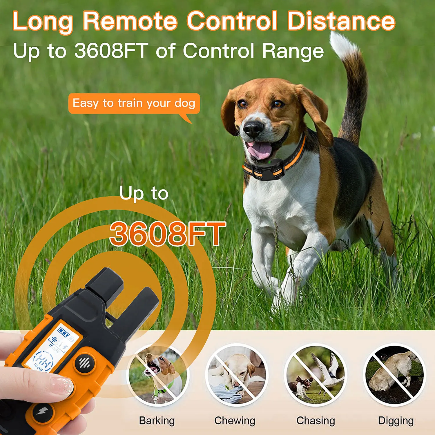 Waterproof Electric Dog Training Collar 3 Waterproof Electric Dog Training Collar - Image 3