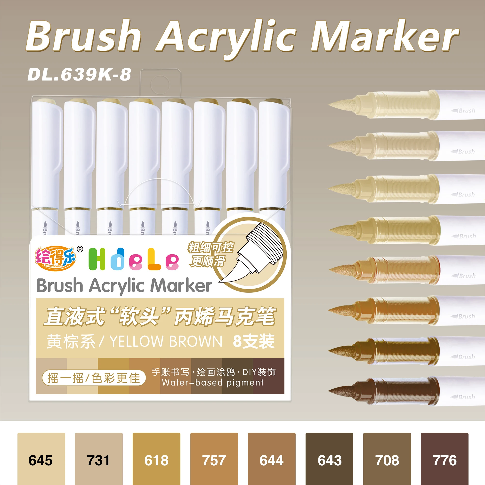 Brush Acrylic Paint Marker Set - Image 18