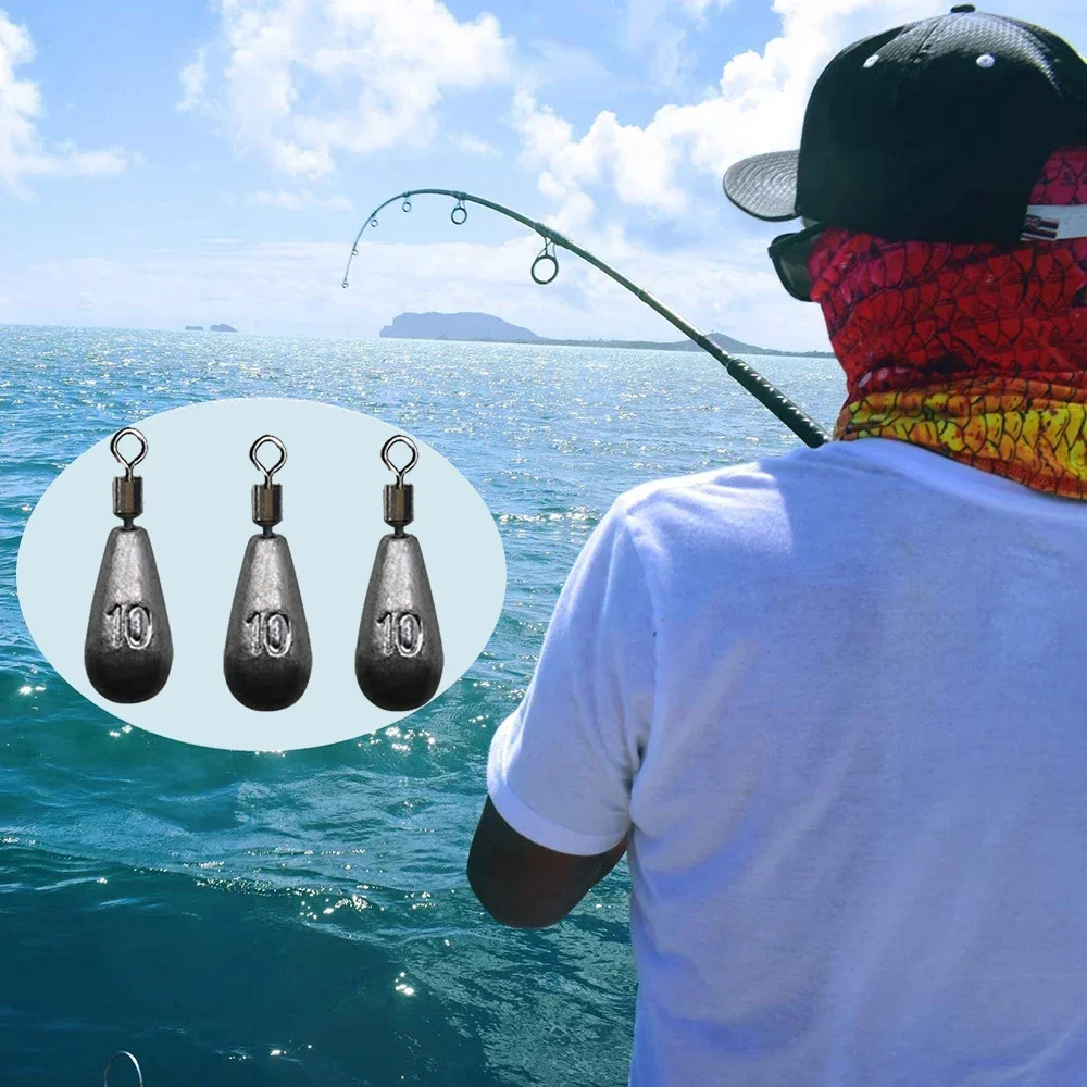 10pcs Fishing Weight Sinker Set 6 10pcs Fishing Weight Sinker Set - Image 6