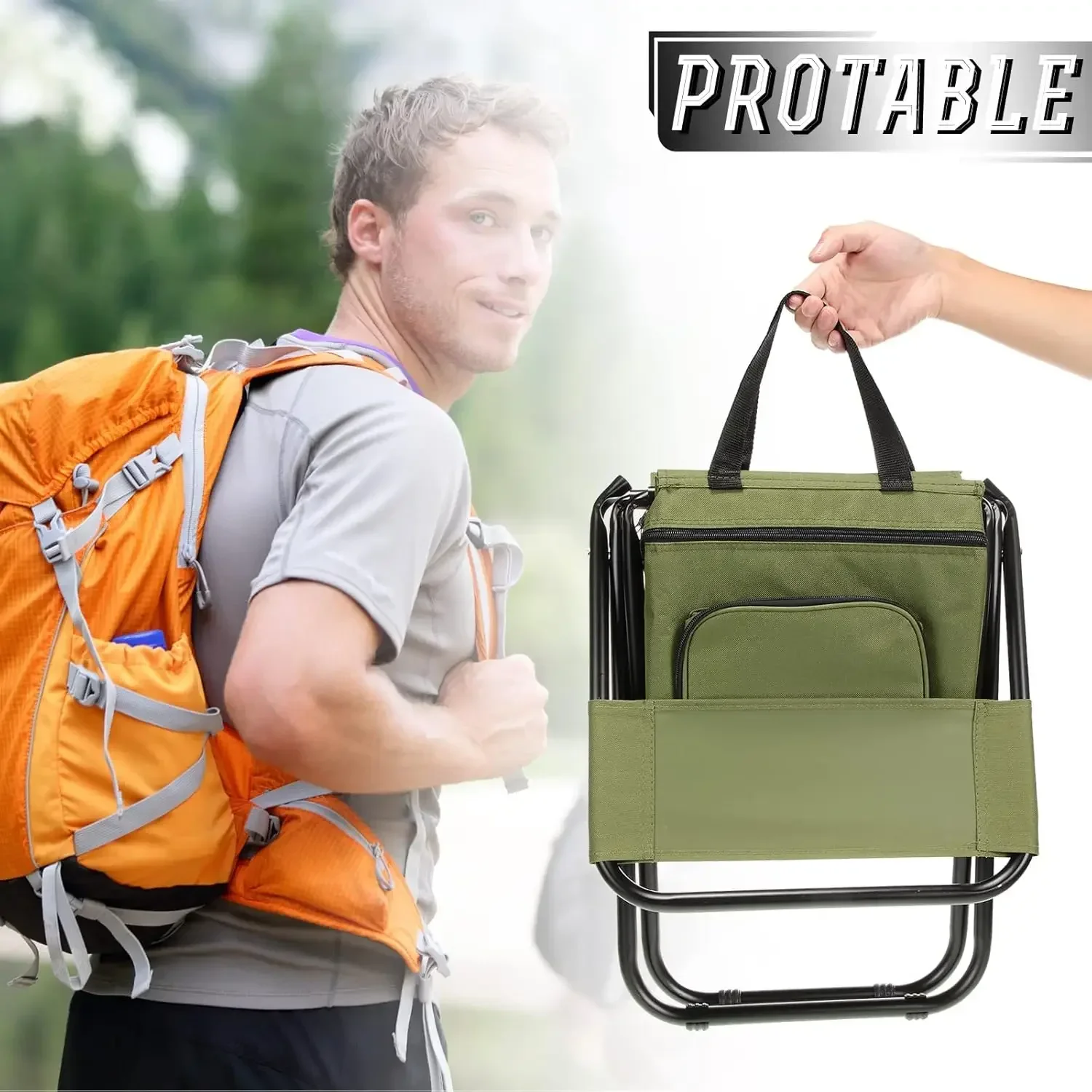 Portable Fishing Chair with Cooler Bag 5 Portable Fishing Chair with Cooler Bag - Image 5