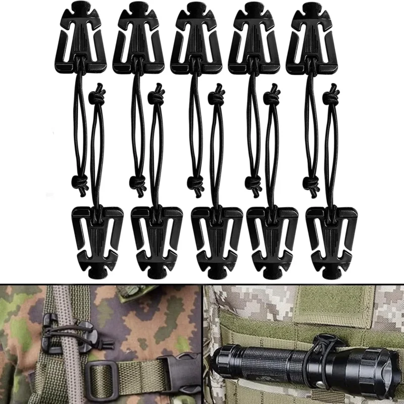 Molle Attachment Clips for Outdoor Gear Management