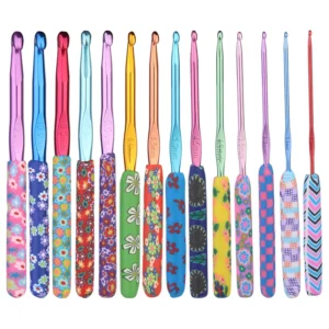 Stainless Steel Crochet Hook Set 2–10 mm