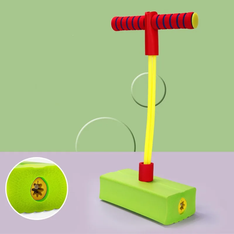 Sound Frog Jumping Pogo Jumper Toy