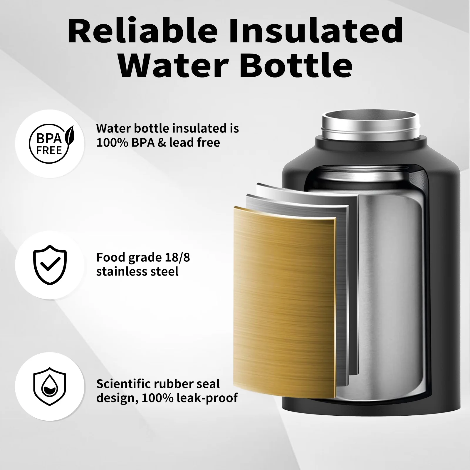 Large-Capacity Insulated Stainless Steel Water Bottle 6 Large-Capacity Insulated Stainless Steel Water Bottle - Image 6