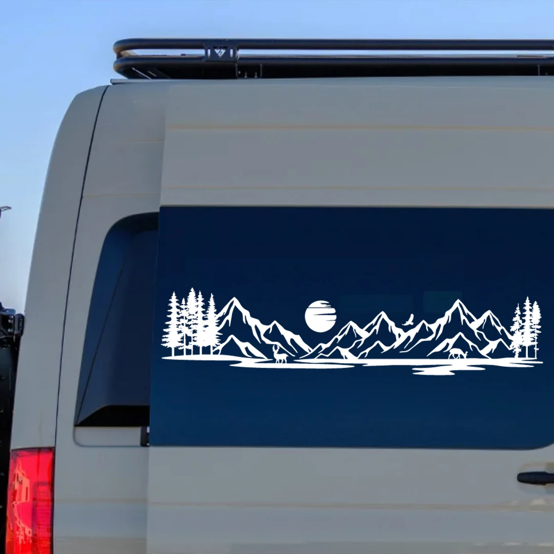 Forest Camper Vinyl Decal Sticker 3 Forest Camper Vinyl Decal Sticker - Image 3