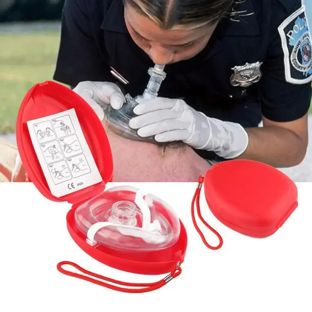 Emergency CPR Mask with One-Way Valve 1 Emergency CPR Mask with One-Way Valve
