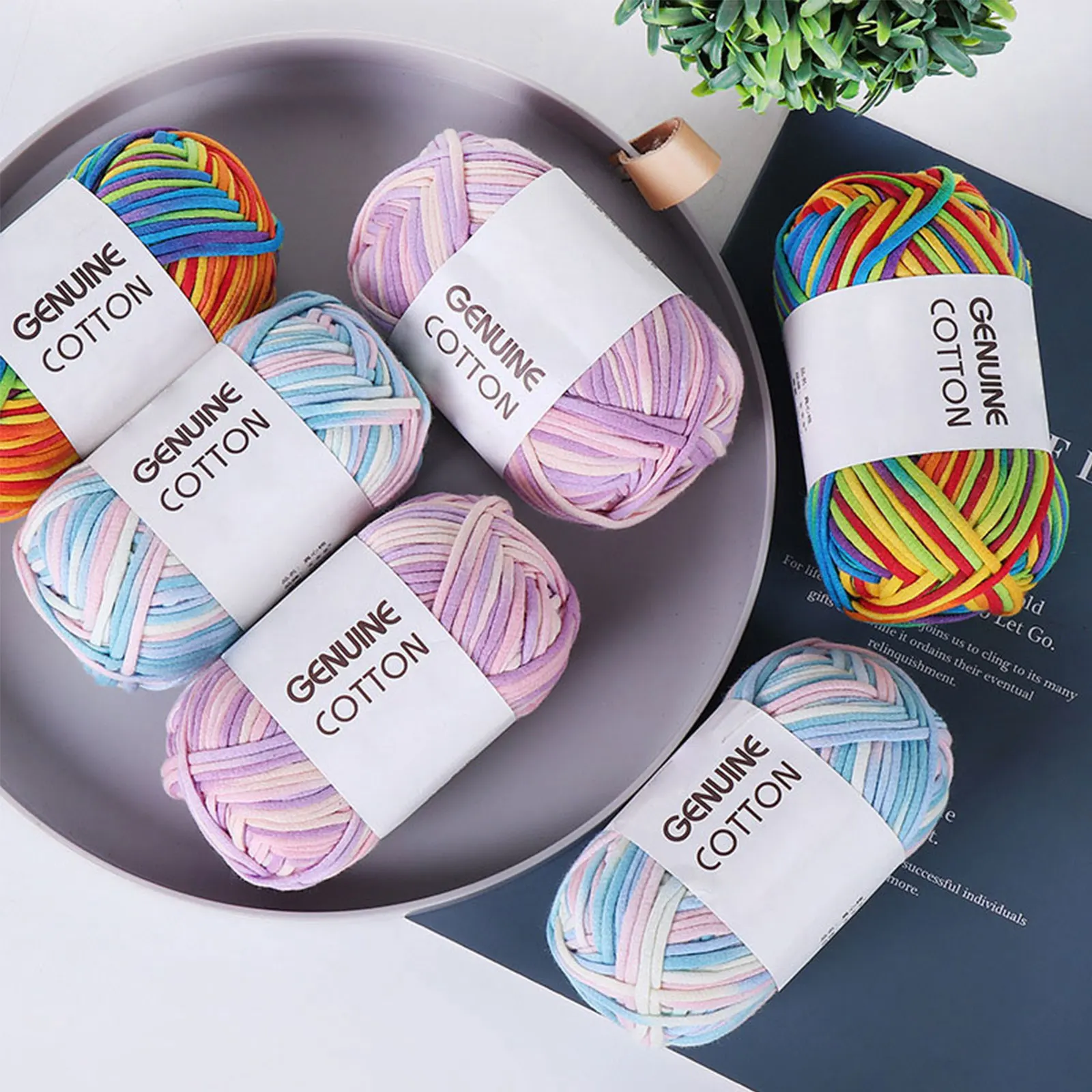 50g Cotton-Blend Crochet Yarn Roll 7 50g Cotton-Blend Crochet Yarn Roll - Image 7