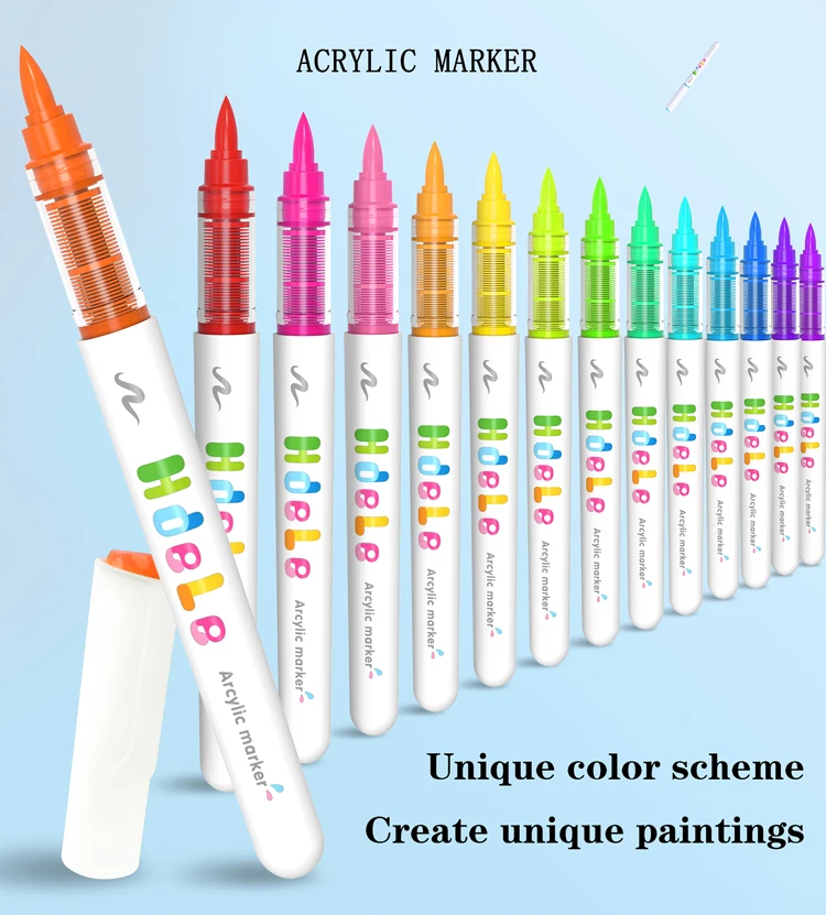 Brush Acrylic Paint Marker Set - Image 7