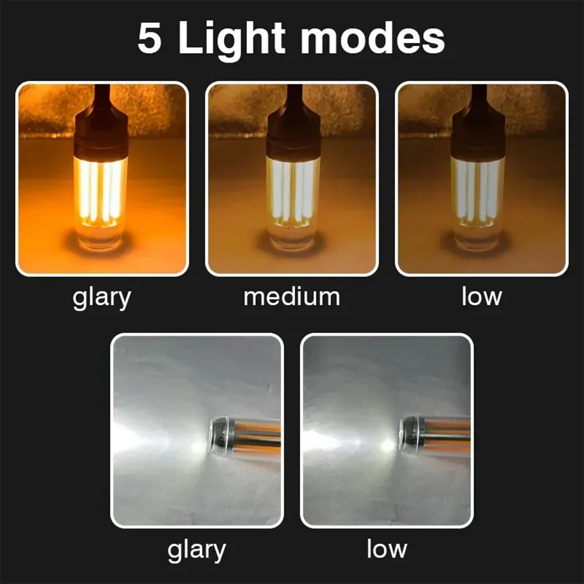 USB Rechargeable LED Camping Light 3 USB Rechargeable LED Camping Light - Image 3