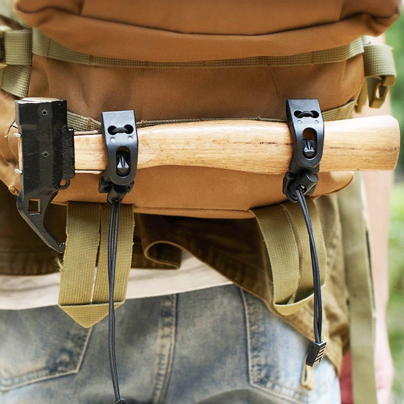Tactical Flashlight Ice Axe Clip