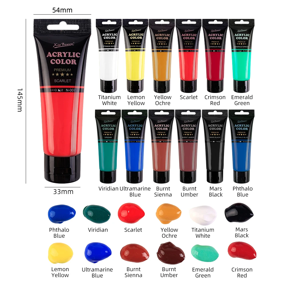 75 ml Waterproof Acrylic Craft Paint 6 75 ml Waterproof Acrylic Craft Paint - Image 6
