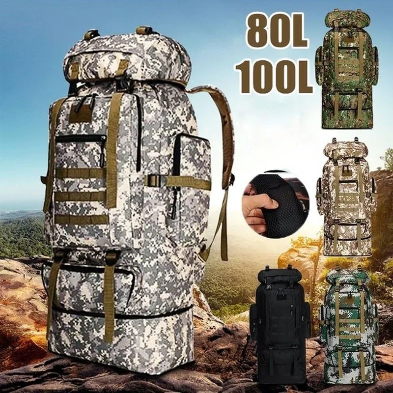 Mountaineering Tactical Backpack for Outdoor Hiking