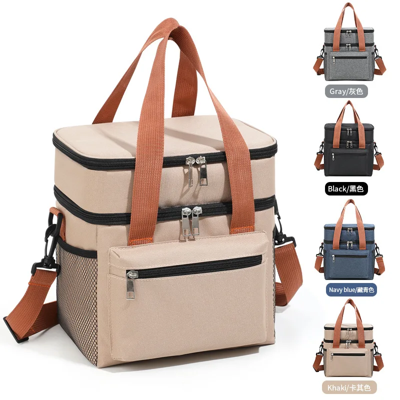 Large Capacity Tote Cooler Lunch Bag