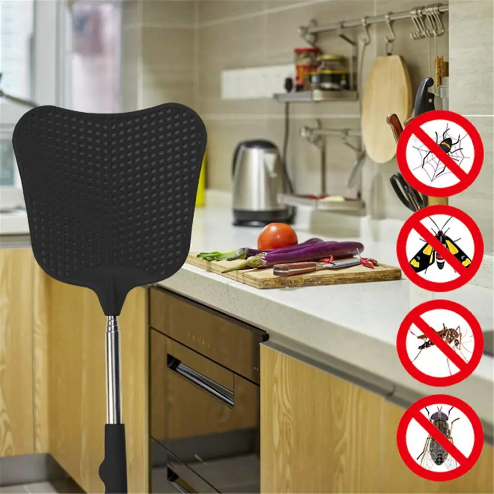 Telescopic Stainless Steel Fly Swatter Set 6 Telescopic Stainless Steel Fly Swatter Set - Image 6