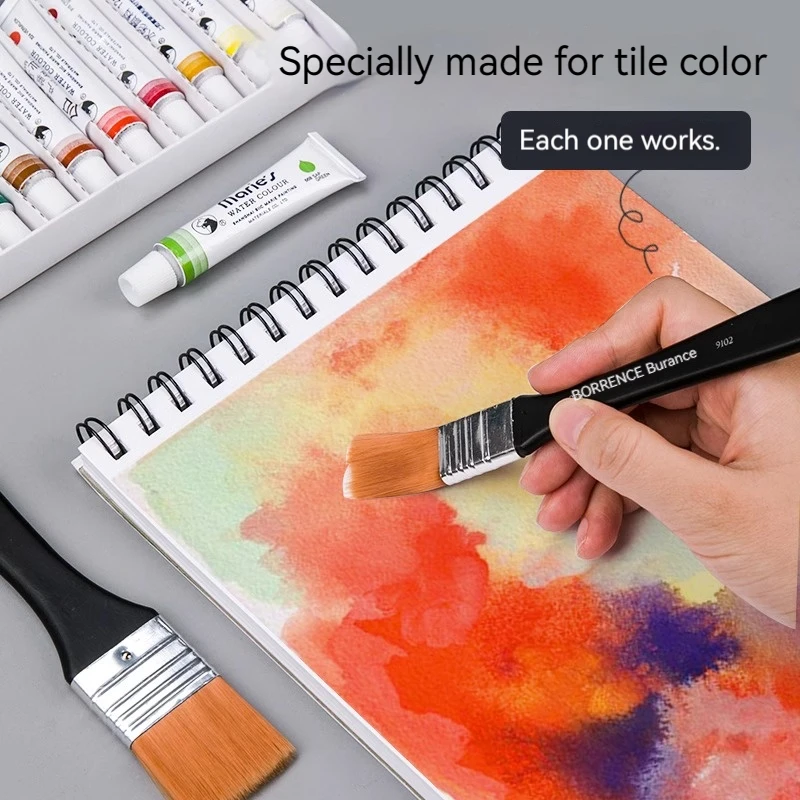 Nylon Paint Brush Set 16.2 cm 3 Nylon Paint Brush Set 16.2 cm - Image 3