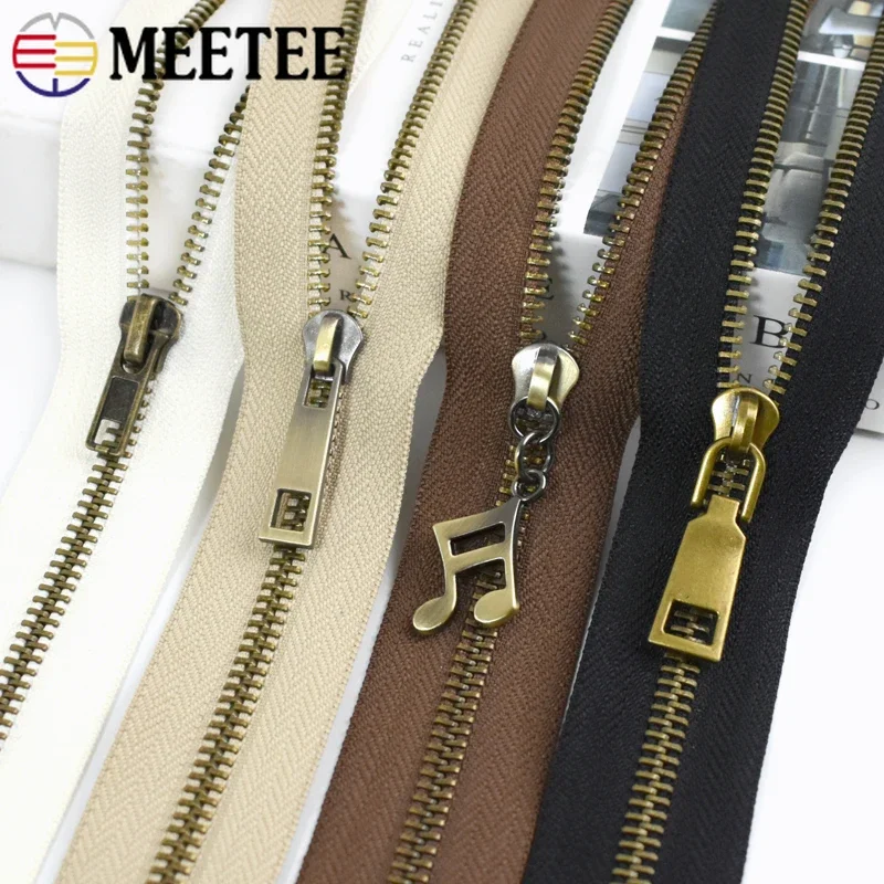 Bronze Size 5 Metal Zipper Sliders 6 Bronze Size 5 Metal Zipper Sliders - Image 6