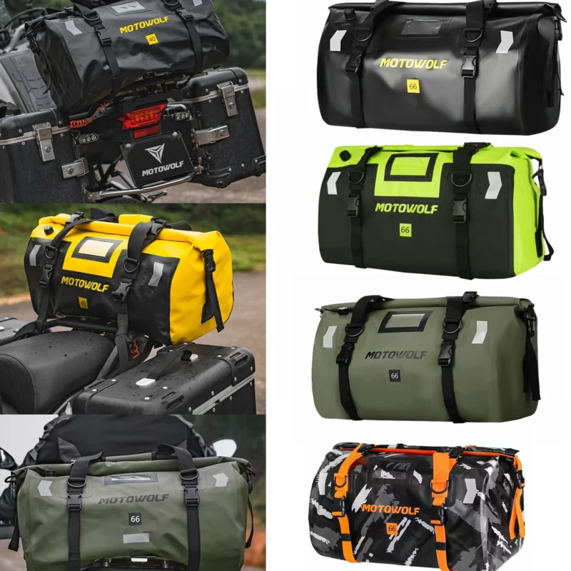 Waterproof Motorcycle Dry Bag with Reflective Strip