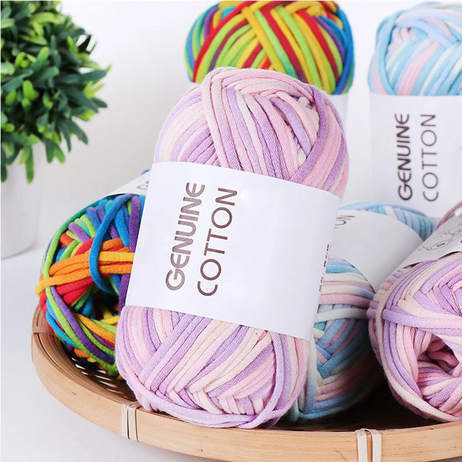 50g Cotton-Blend Crochet Yarn Roll 5 50g Cotton-Blend Crochet Yarn Roll - Image 5