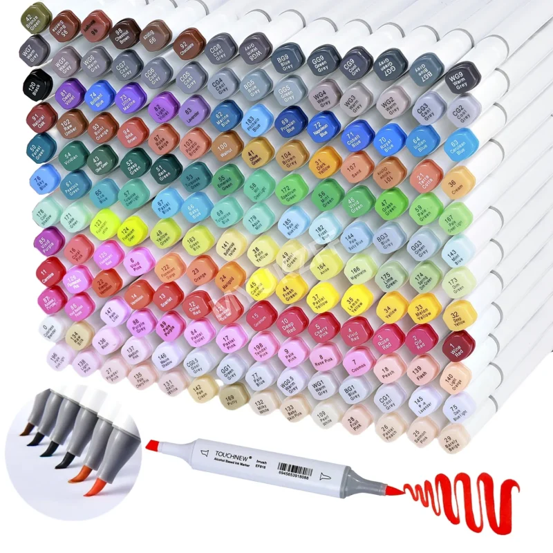Dual Tip Alcohol Brush Markers