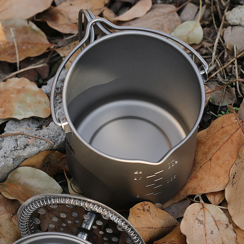 Titanium French Press Coffee Maker 6 Titanium French Press Coffee Maker - Image 6