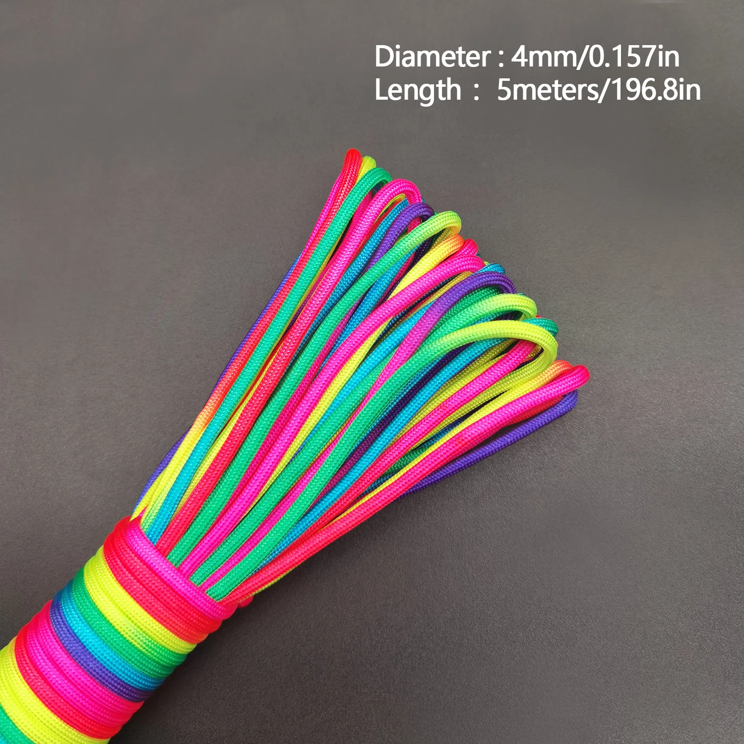 Rainbow Parachute Rope for Camping and Survival 4 Rainbow Parachute Rope for Camping and Survival - Image 4