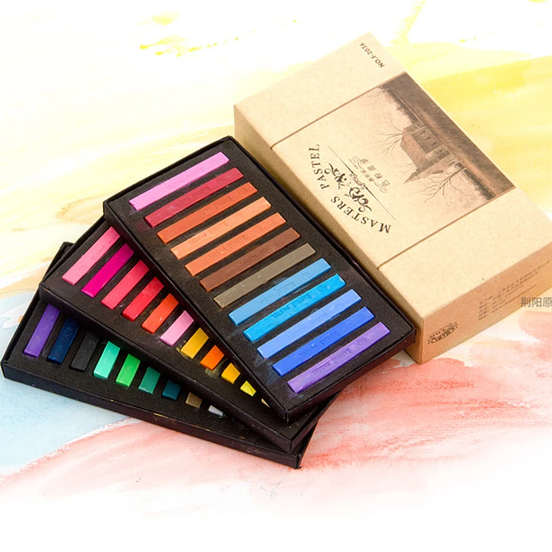 48-Colour Soft Pastel Chalk Set 8 48-Colour Soft Pastel Chalk Set - Image 8