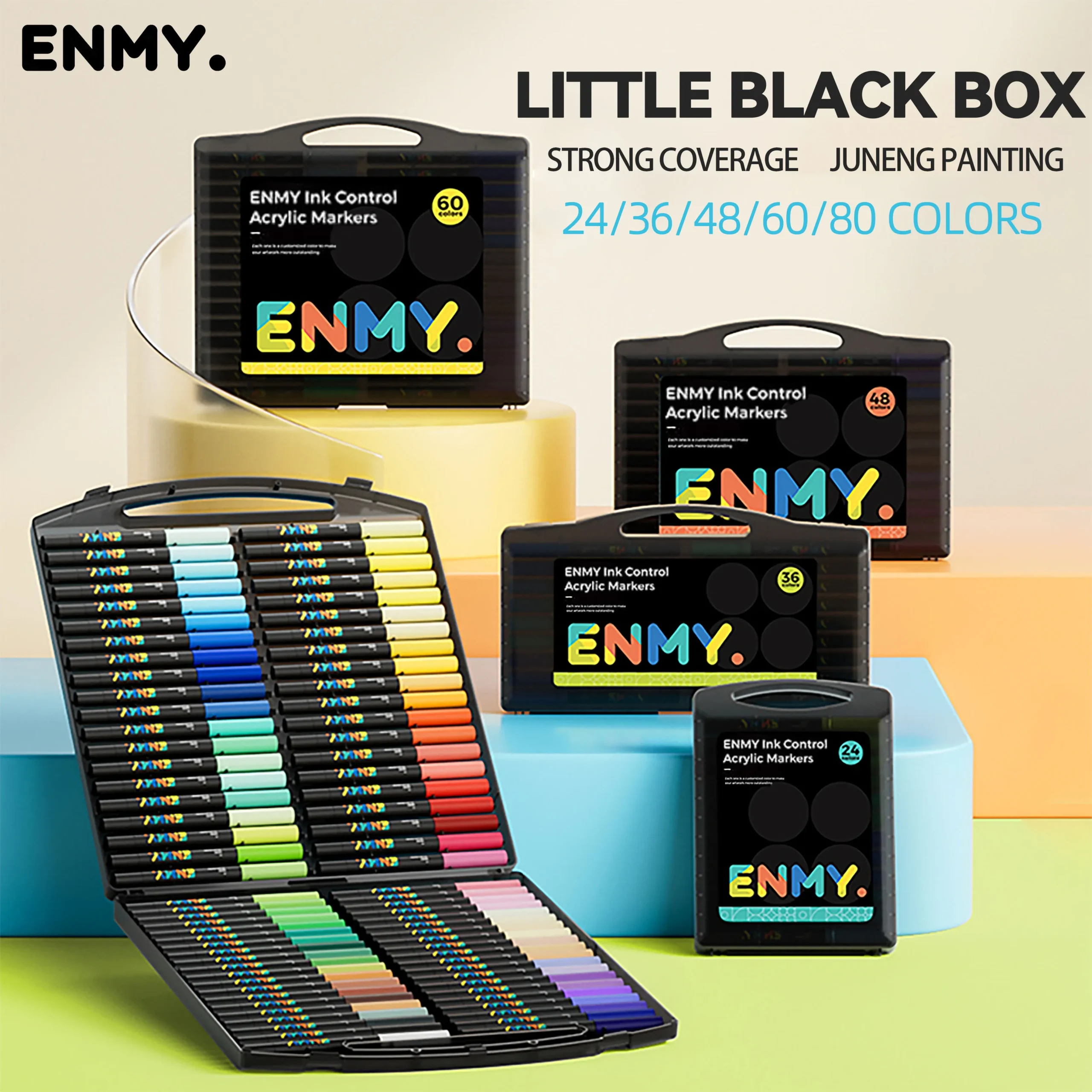 Acrylic Paint Marker Set Soft Tip 2 Acrylic Paint Marker Set Soft Tip - Image 2
