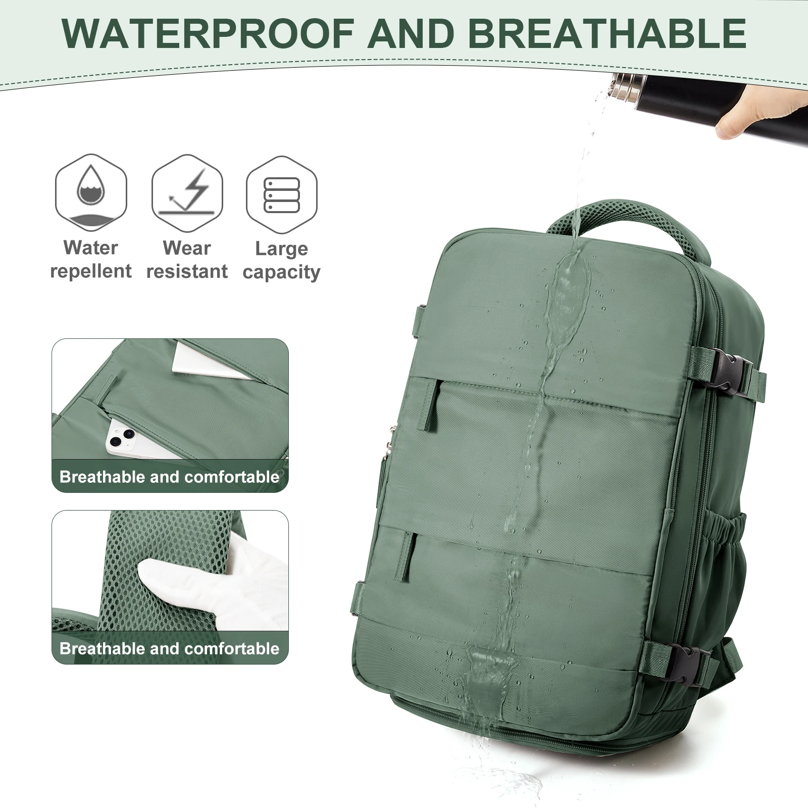 Ryanair Compatible Travel Backpack 5 Ryanair Compatible Travel Backpack - Image 5