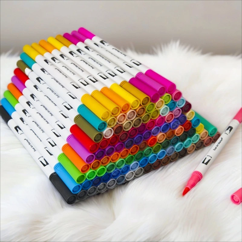 Dual-Tip Marker Set 120 Colours