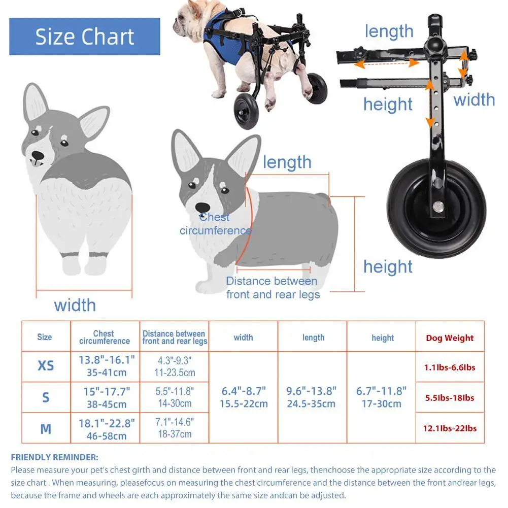 Adjustable Pet Wheelchair 5 Adjustable Pet Wheelchair - Image 5