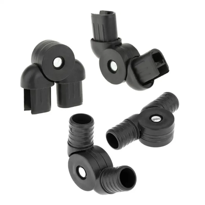 2Pcs Durable Plastic Chair Seat Latch Hinges