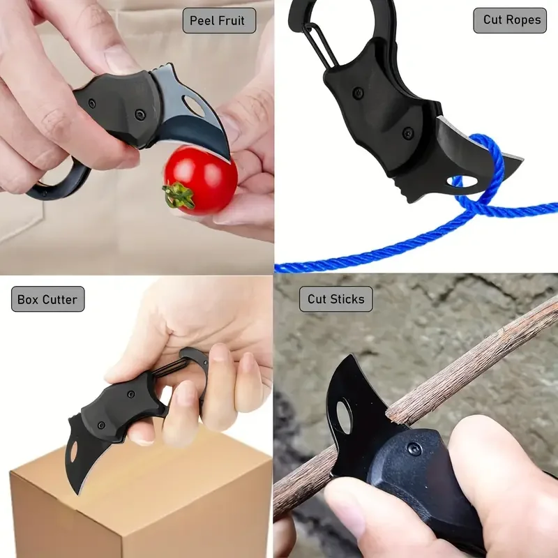 Mini Pocket Folding Knife with Keychain 6 Mini Pocket Folding Knife with Keychain - Image 6