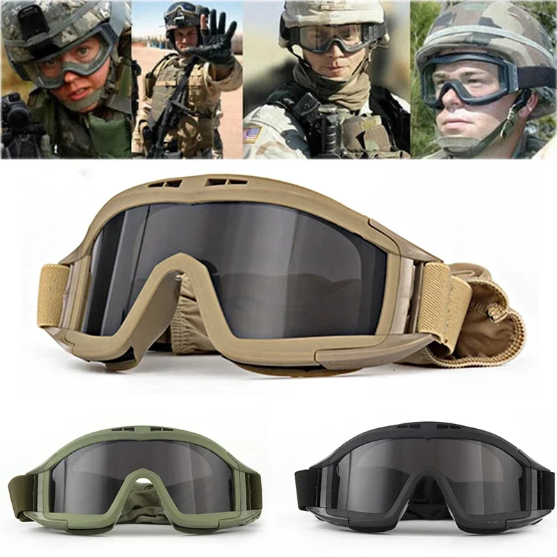 Windproof Tactical Goggles with UV Protection