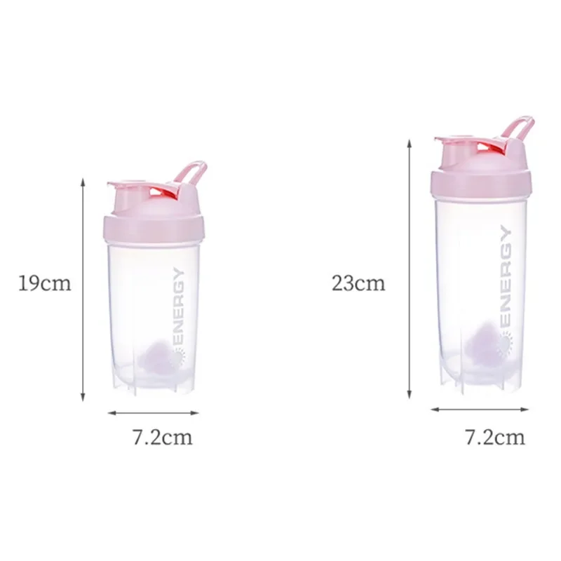 500/700ml Protein Shaker Bottle 6 500/700ml Protein Shaker Bottle - Image 6