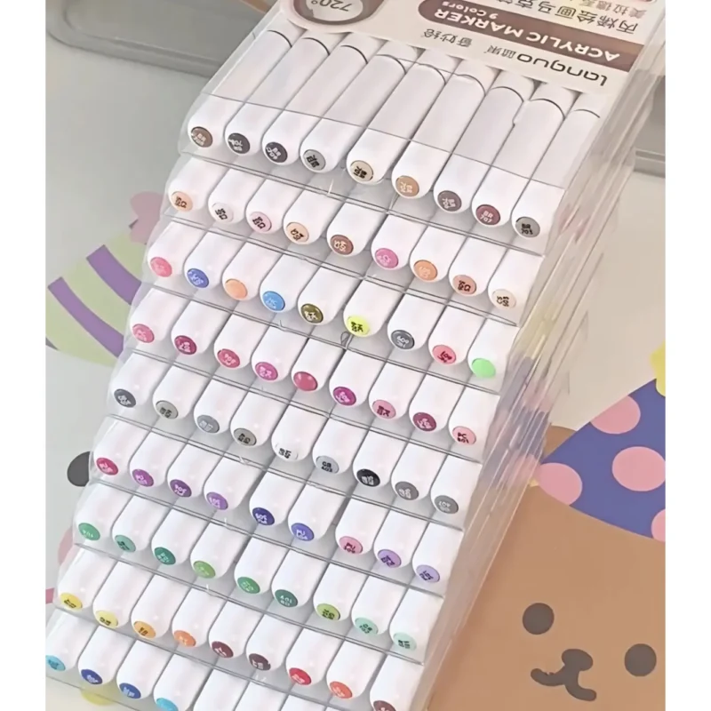 Soft Brush Acrylic Marker Set