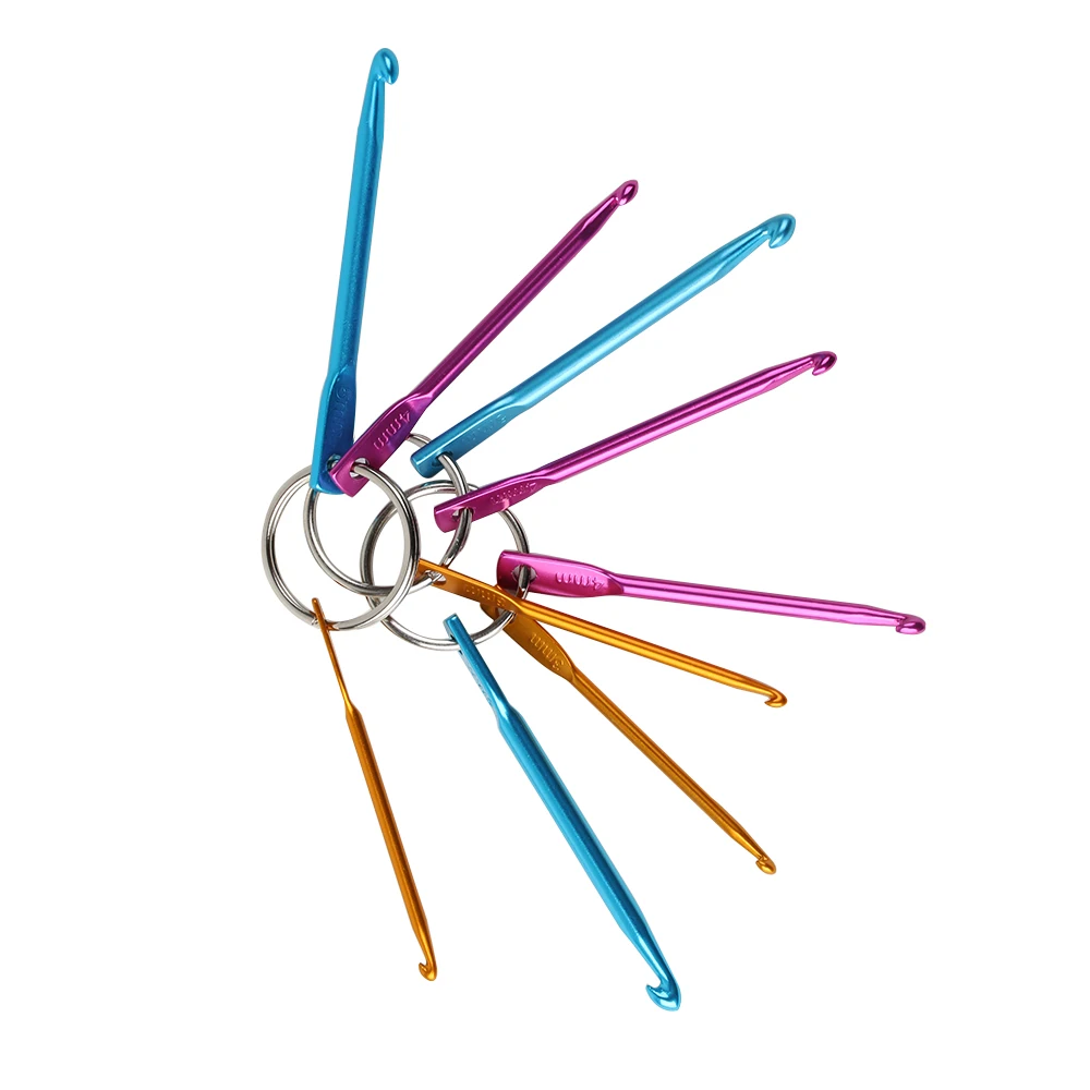 Mini Keychain Crochet Hooks 3-Pack 3/4/5 mm 1 Mini Keychain Crochet Hooks 3-Pack 3/4/5 mm