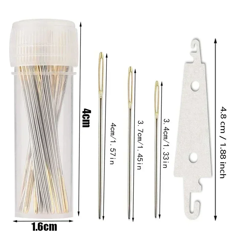 30pc Large-Eye Embroidery Needles 3 30pc Large-Eye Embroidery Needles - Image 3