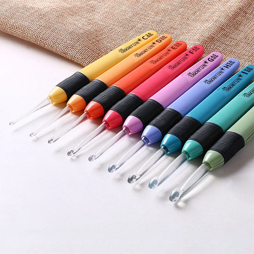 LED Crochet Hook 2–6.5 mm Lighted Handle 1 LED Crochet Hook 2–6.5 mm Lighted Handle