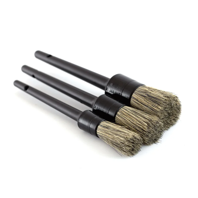 Natural Boar Hair Car Brush Set