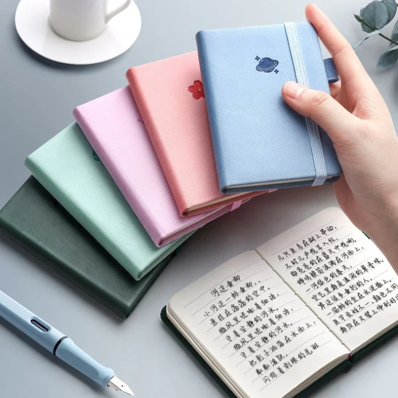 A7 Pocket Faux Leather Notebook 100 Sheets 2 A7 Pocket Faux Leather Notebook 100 Sheets - Image 2