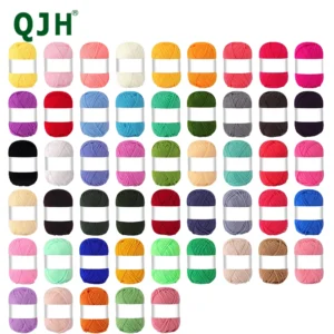 4-Ply Milk Cotton Hand-Knitting Yarn